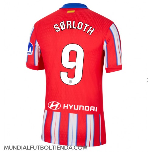 Camiseta Atletico Madrid Alexander Sorloth #9 Primera Equipación Replica 2024-25 mangas cortas